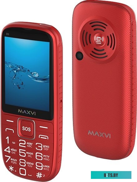 Мобильный телефон Maxvi B9 (красный)