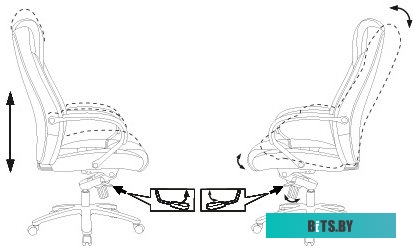 Офисное кресло (Стул) Бюрократ T-9923SL/BLACK (черный)