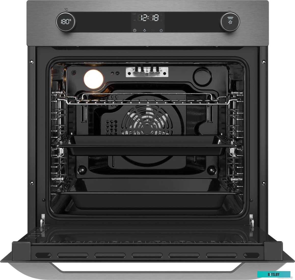 КА-00021324 Духовой шкаф MAUNFELD EOEM7614S,  серебристый