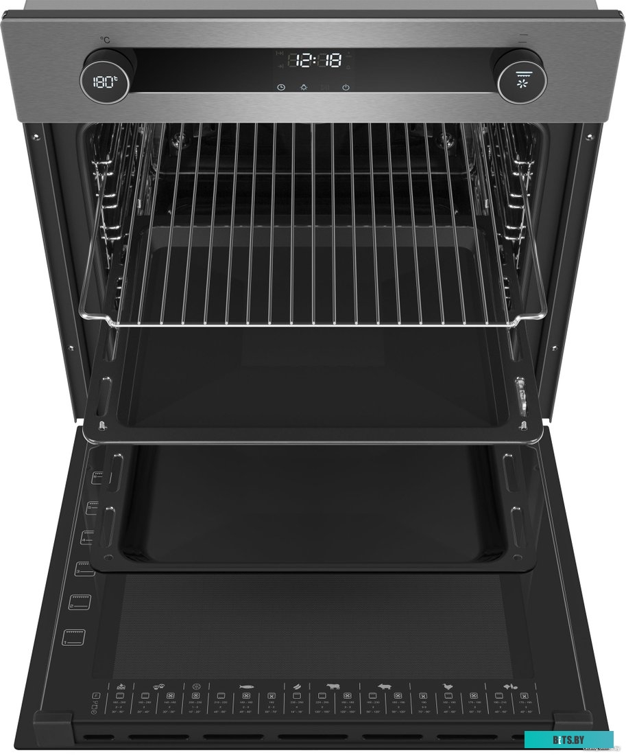 КА-00021324 Духовой шкаф MAUNFELD EOEM7614S,  серебристый