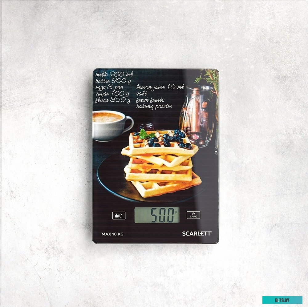 Весы кухонные SCARLETT SC-KS57P75 Вафли