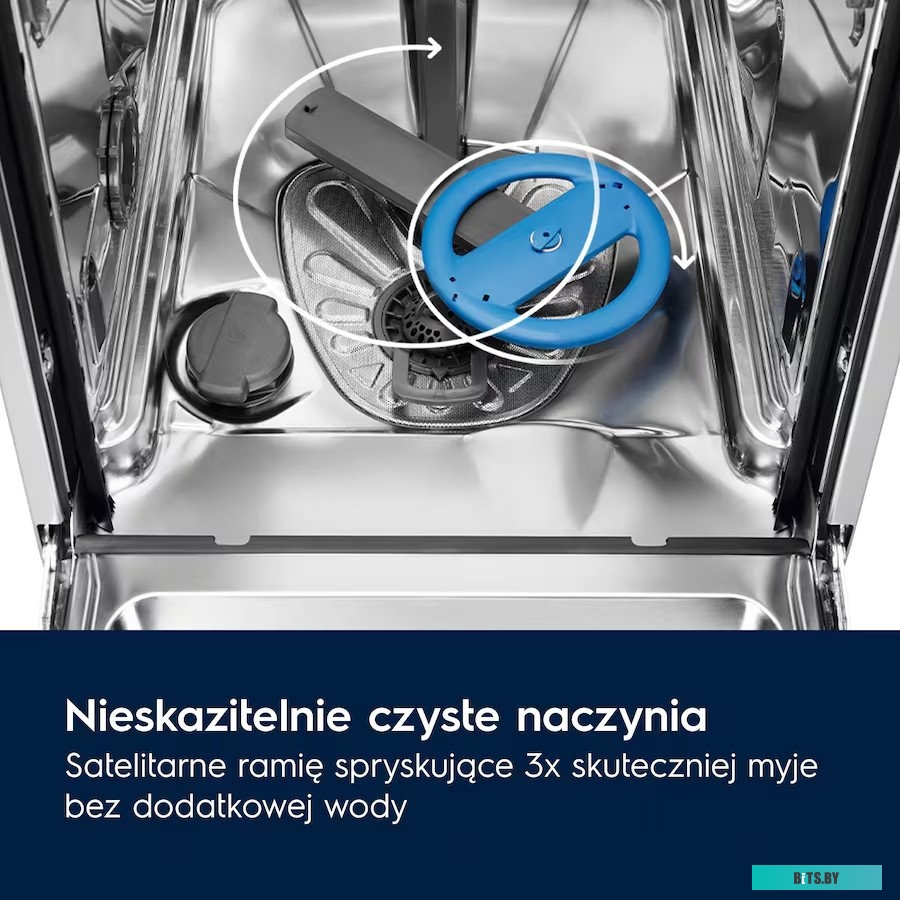 EES848200L Встраиваемые посудомоечные машины ELECTROLUX/ Полноразмерная, 60см, без фасада, сенсорное управление Quick Select 2, трехцифровой дисплей, 