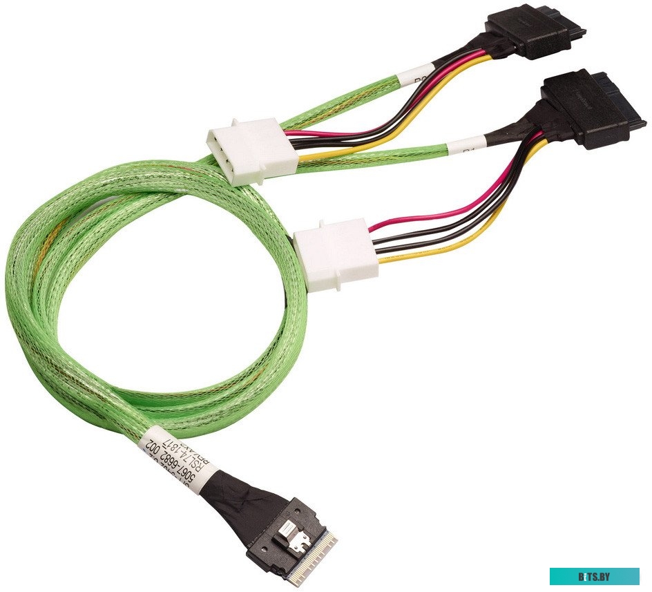 ACD-60006-MD  (6710076) Кабель ACD-60006-MD Slimline SASx8 (SFF8654) -to- 8x U.3 Direct, 1M, (аналог Broadcom 05-60006-00)