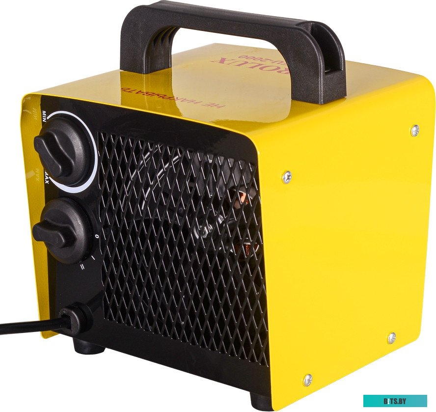 67/1/34 Электрическая тепловая пушка EUROLUX ТЭПК-EU-2000,  2кВт, желтый [67/1/34]