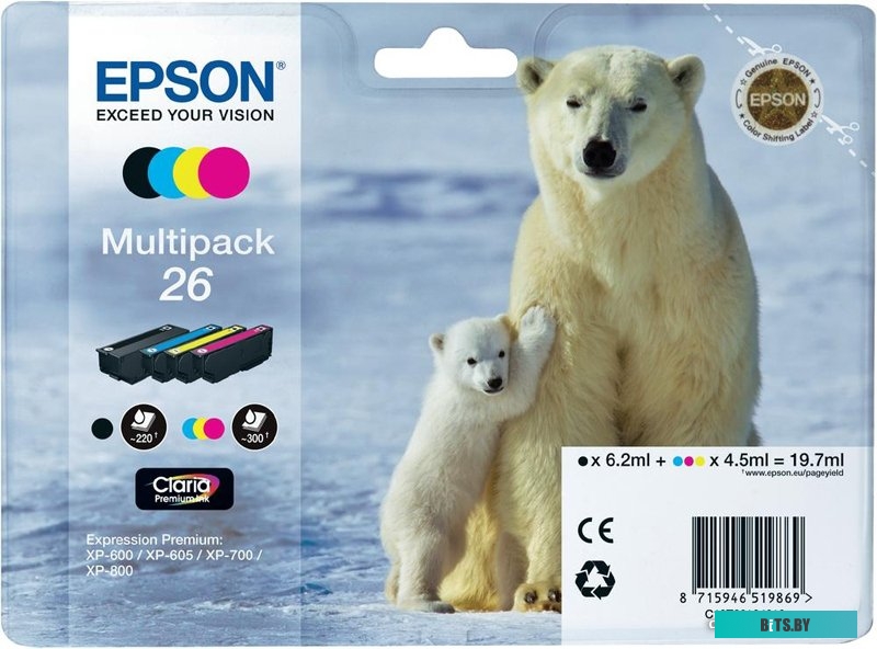 Картридж Epson C13T26164010