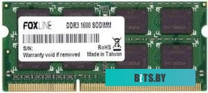 Модуль памяти Foxline 8GB DDR3 SO-DIMM PC3-12800 [FL1600D3S11-8G]