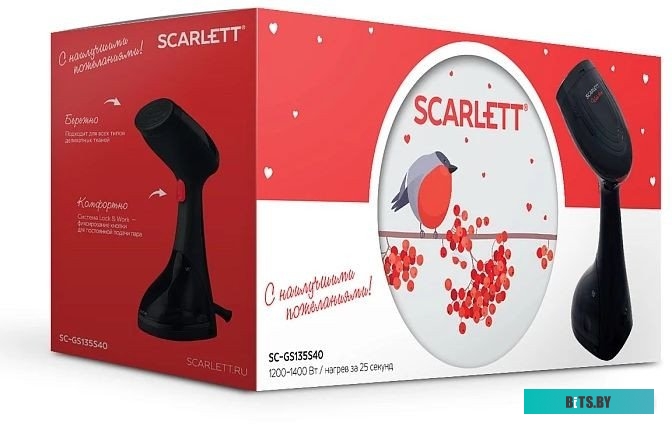 SC-GS135S40 Отпариватель HANDHELD BLACK SC-GS135S40 WITH LOVE SCARLETT