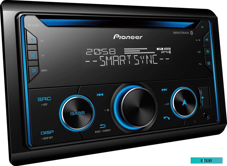 FH-S525BT Автомагнитола Pioneer FH-S525BT 2DIN 4x50Вт RDS