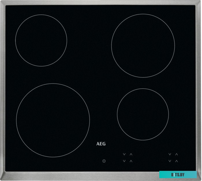 HK624000XB Электрическая варочная панель AEG HK624000XB,  Hi-Light,  независимая,  черный