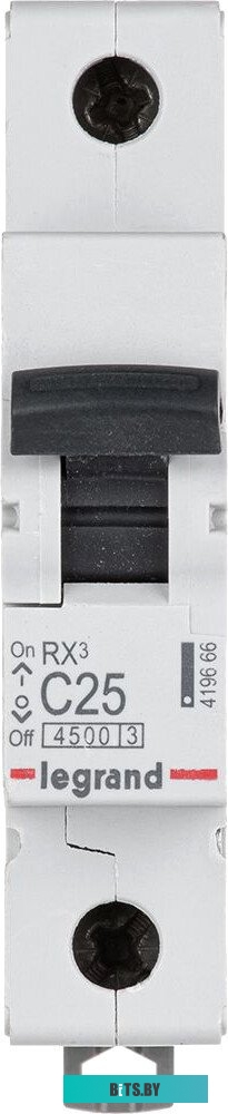 Автоматический выключатель Legrand RX3 1П 25А 4,5кА 419666