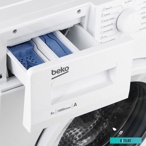 WRS5511BWW Стиральная машина Beko WRS5511BWW класс: A загр.фронтальная макс.:5кг белый