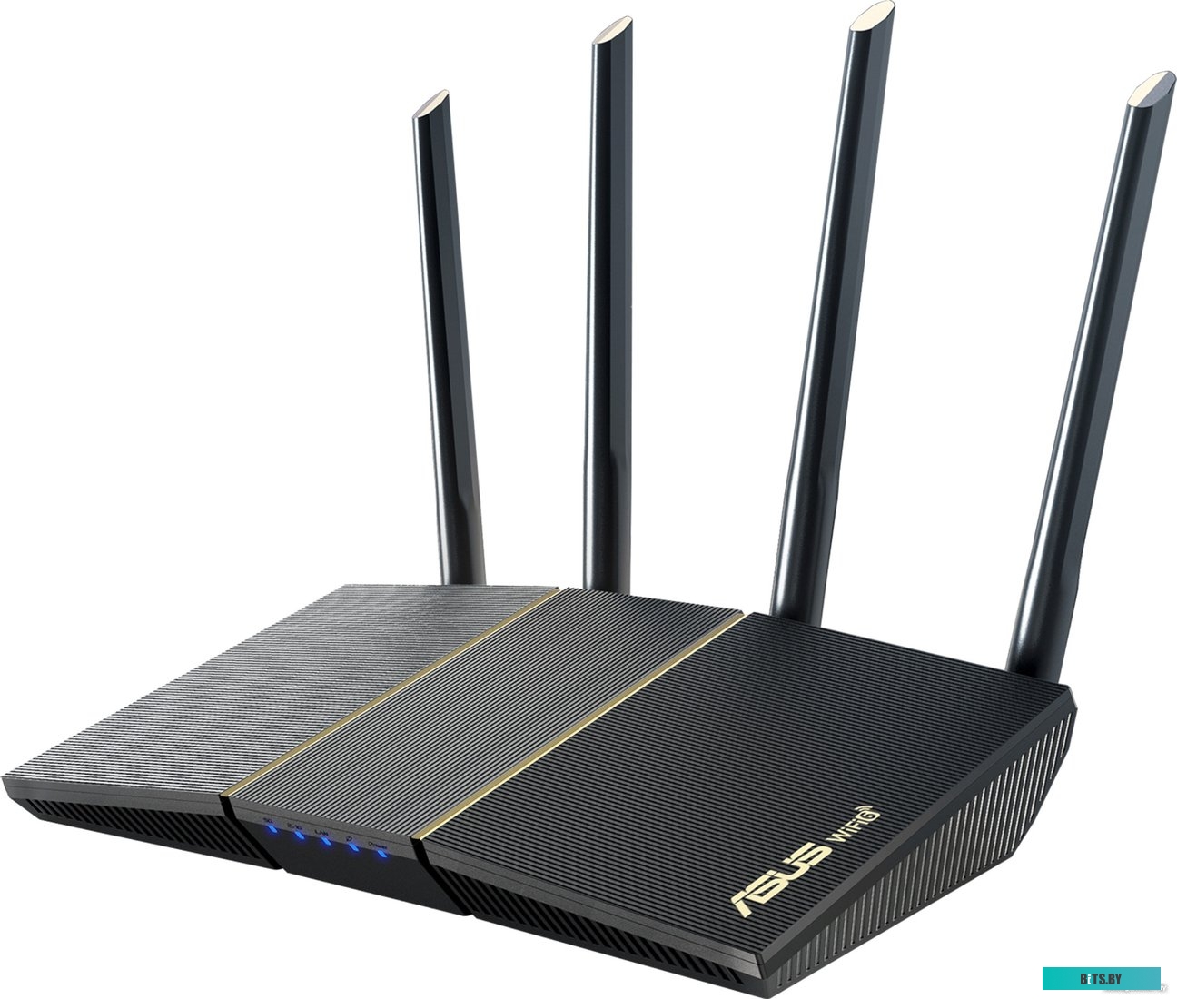 Роутер беспроводной ASUS RT-AX57 AX3000 10/100/1000BASE-TX черный