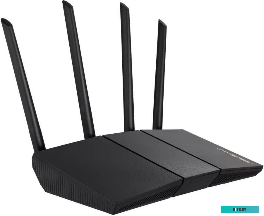 Роутер беспроводной ASUS RT-AX57 AX3000 10/100/1000BASE-TX черный
