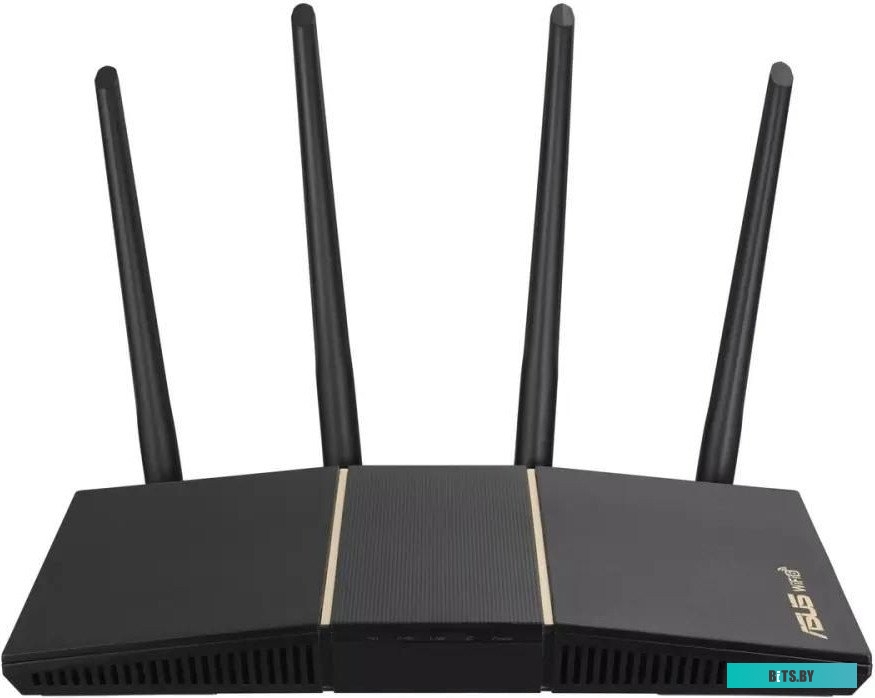 Роутер беспроводной ASUS RT-AX57 AX3000 10/100/1000BASE-TX черный