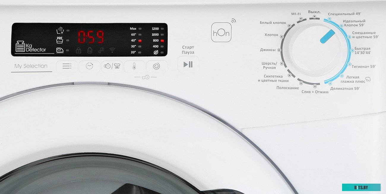 CSH44283DW/2-07 Стиральная машина Candy Smart Pro CSH44283DW/2-07, с фронтальной загрузкой, с паром, 8кг, 1200об/мин