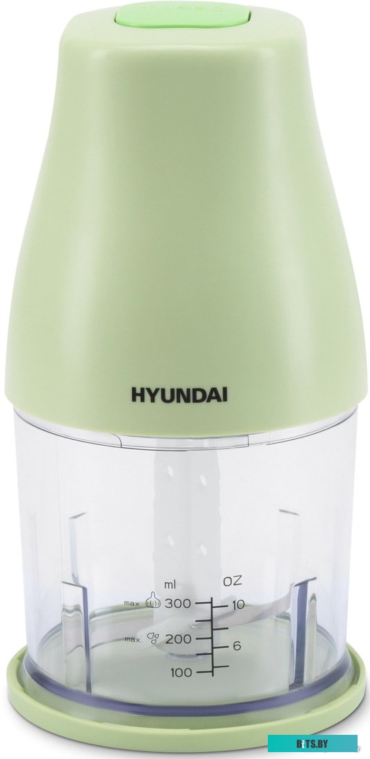 HYC-P3108 Измельчитель электрический Hyundai HYC-P3108 0.8л. 350Вт черный/зеленый