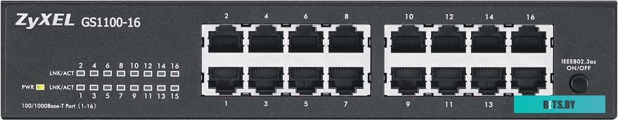 GS1100-16-EU0103F Коммутатор Zyxel GS1100-16-EU0103F 16x1Гбит/с неуправляемый