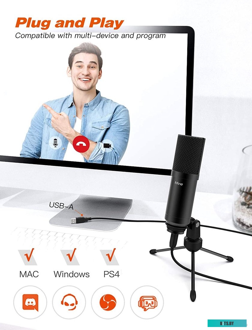 Микрофон FIFINE T732