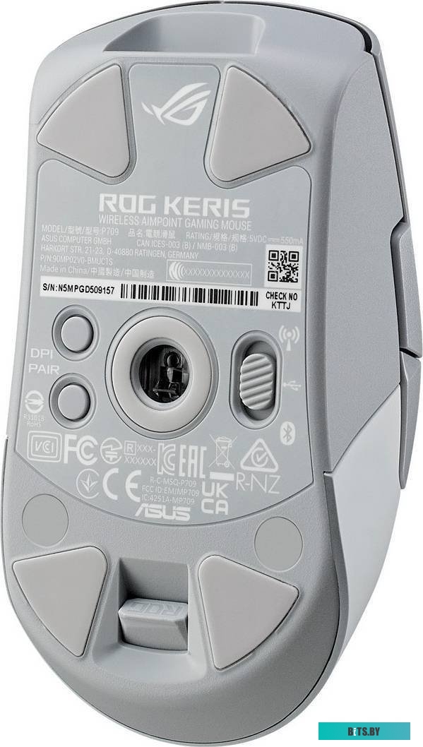 Компьютерная мышь ROG Keris Wireless AimPoint Moonlight White