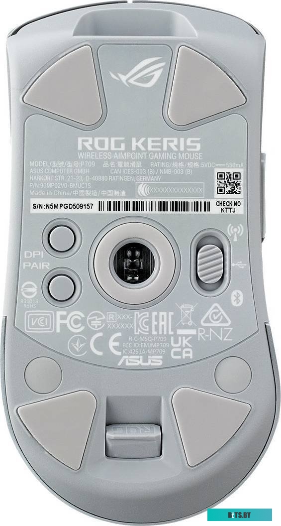 Компьютерная мышь ROG Keris Wireless AimPoint Moonlight White