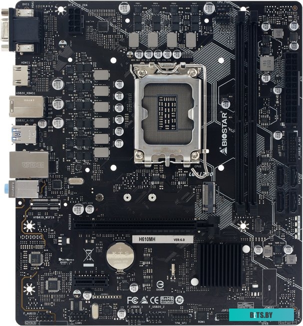 Материнская плата BIOSTAR H610MH Ver. 6.0