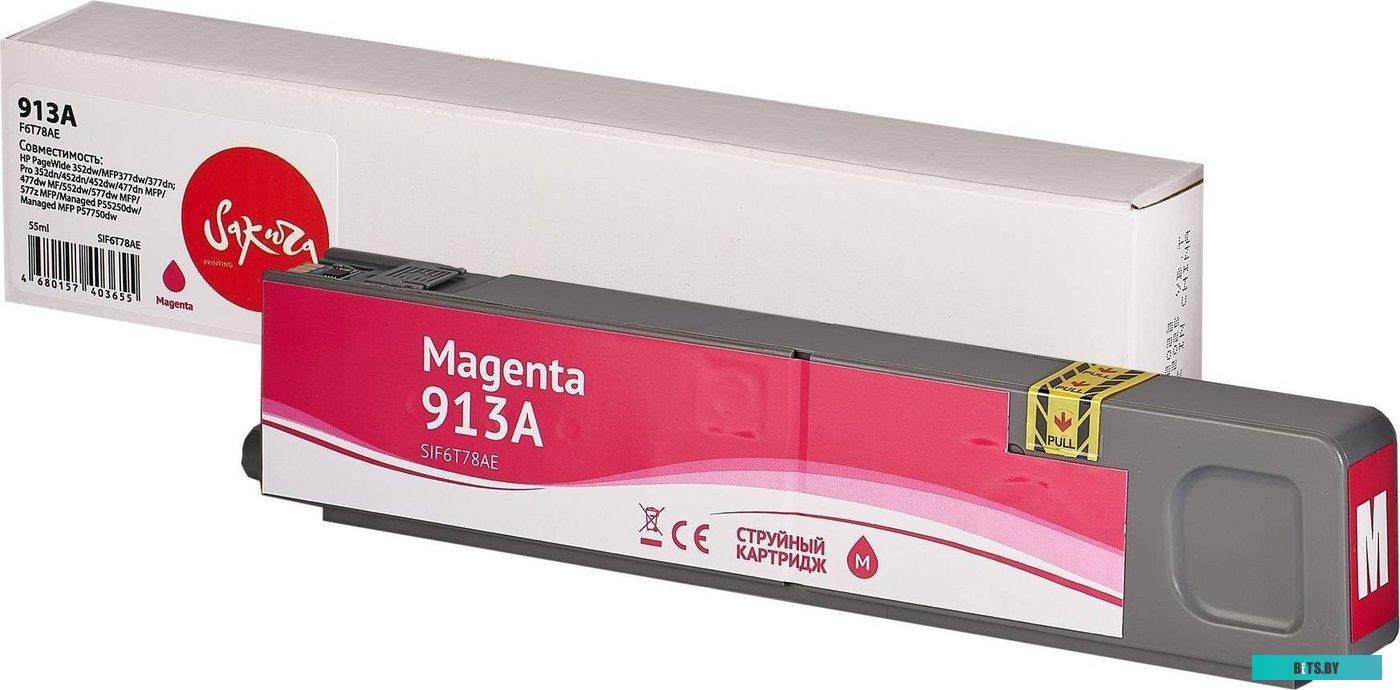 Картридж струйный Sakura F6T78AE SIF6T78AE
