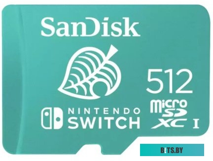 Карта памяти SanDisk For Nintendo Switch microSDXC SDSQXAO-512G-GN3ZN 512GB