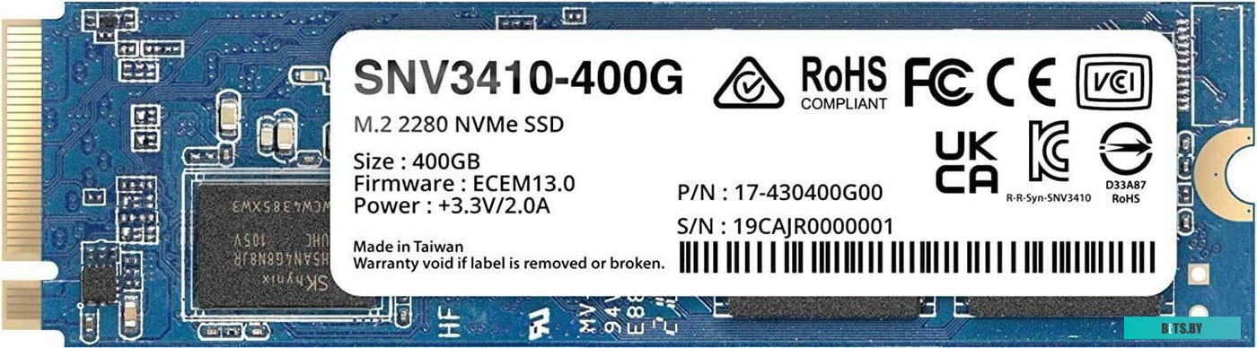 SSD Synology SNV3410-400G 400GB