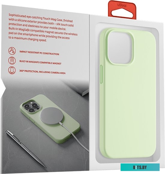 uBear Touch Mag Case для iPhone 13 Pro (светло-зеленый)