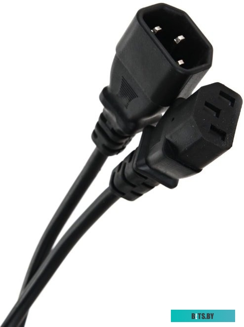 TE001-CU0.75-1.8M Кабель/ Кабель UPS - устройство 220V (IEC-320-C13/C14) <VDE>3G0,75mm2, 1,8m,медь,Telecom <TE001-CU0.75-1.8M>