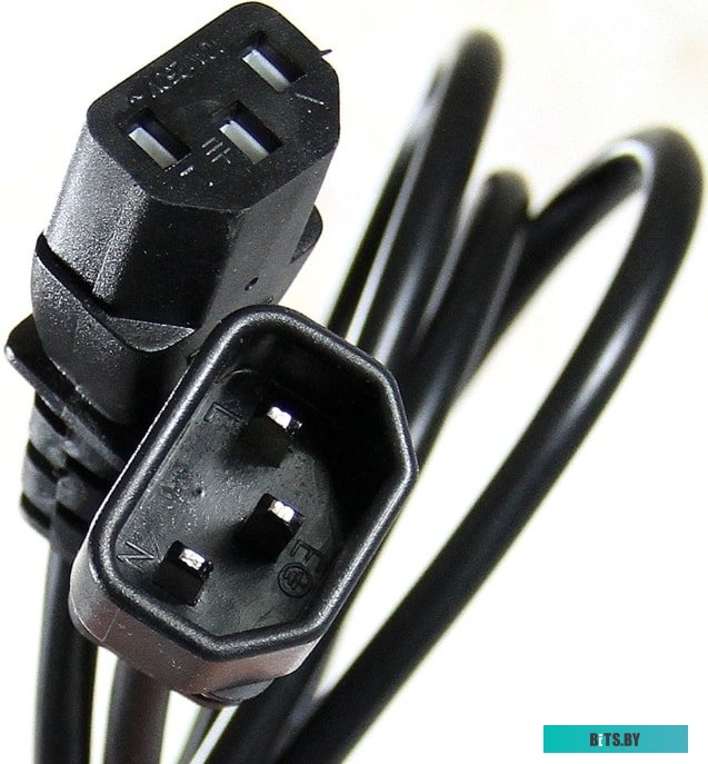 TE001-CU0.75-1.8M Кабель/ Кабель UPS - устройство 220V (IEC-320-C13/C14) <VDE>3G0,75mm2, 1,8m,медь,Telecom <TE001-CU0.75-1.8M>