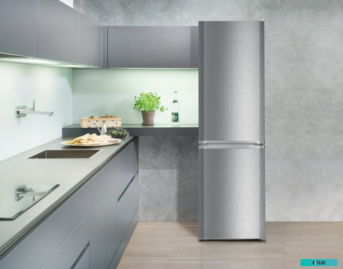 CUele 3331-26 001 Холодильники Liebherr/ 181.2x55x63, 212/84 л, нижняя морозильная камера, серебристый