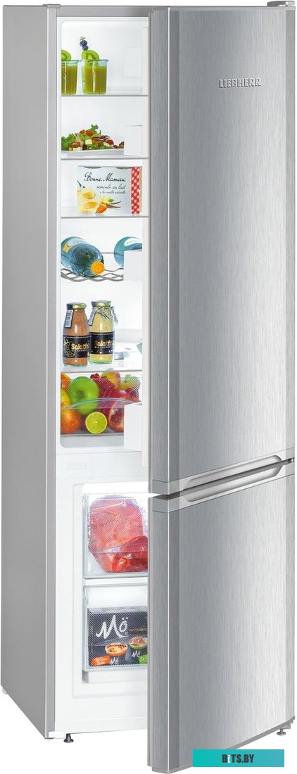CUe 2831-26 001 Холодильники Liebherr/ 161.2x55x62.9, объем камер 212/53 л, нижняя морозильная камера, белый