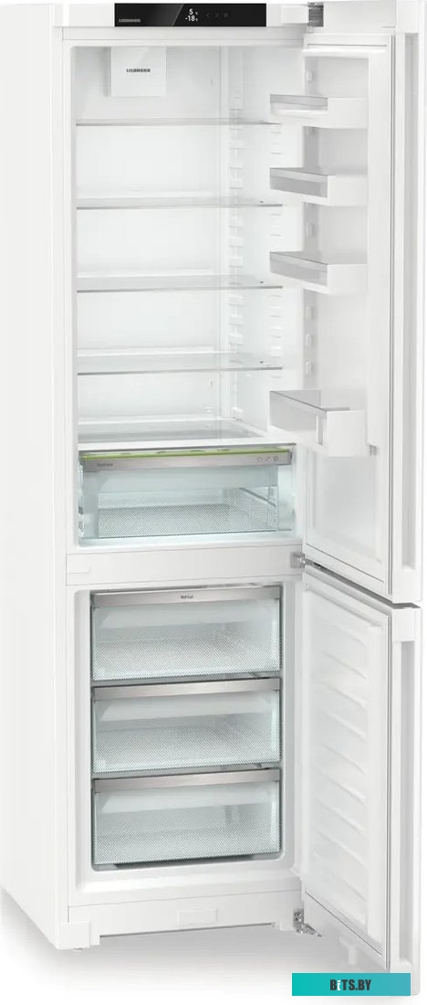 CNc 5703-22 001 Холодильники LIEBHERR/ Pure, EasyFresh, МК NoFrost, 3 контейнера МК, в. 201,5 см, ш. 60 см, улучшенный класс ЭЭ, внутренние ручки, бел
