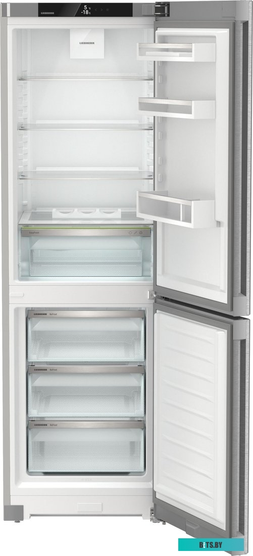 CNsdb 5223-22 001 Холодильники LIEBHERR/ Plus, EasyFresh, МК NoFrost, 3 контейнера МК, в. 185,5 см, ш. 60 см, класс ЭЭ A++, внутренние ручки, двери из