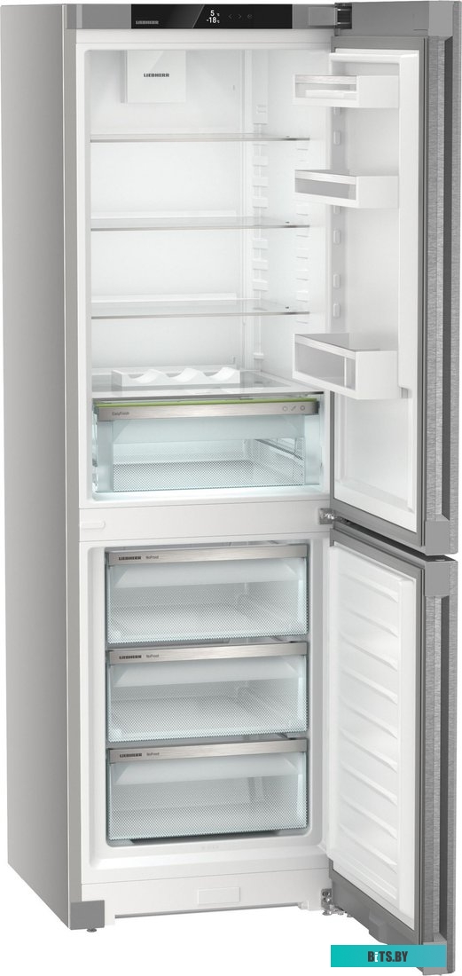 CNsdb 5223-22 001 Холодильники LIEBHERR/ Plus, EasyFresh, МК NoFrost, 3 контейнера МК, в. 185,5 см, ш. 60 см, класс ЭЭ A++, внутренние ручки, двери из