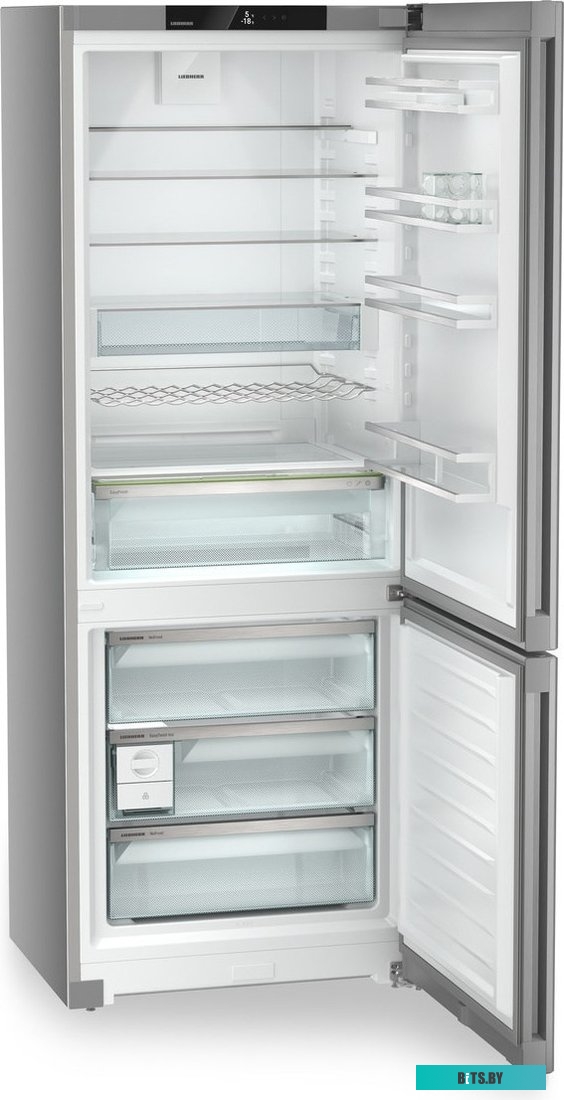 CNsfd 7723-20 001 Холодильники LIEBHERR/ Plus, EasyFresh, МК NoFrost, 3 контейнера МК, в. 201,5 см, ш. 75 см, класс ЭЭ A++, внутренние ручки, цвет Ste