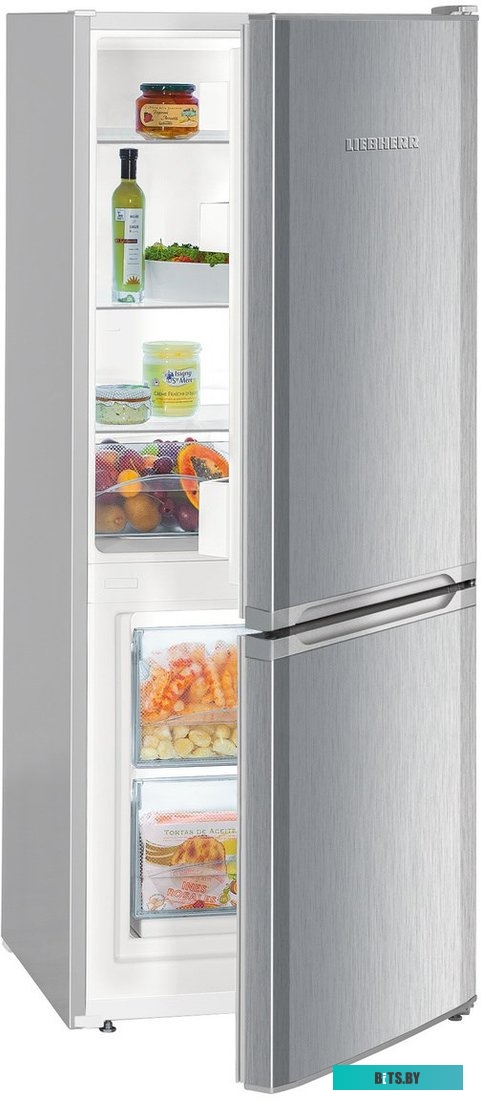 CUe 2331-26 001 Холодильники Liebherr/ 137.2x55x63, объем камер 156/53 л, нижняя морозильная камера, белый