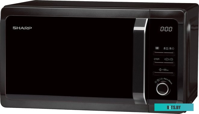 R2852RK Микроволновая печь Sharp/ 20 л, 800 Вт, эмаль, черный