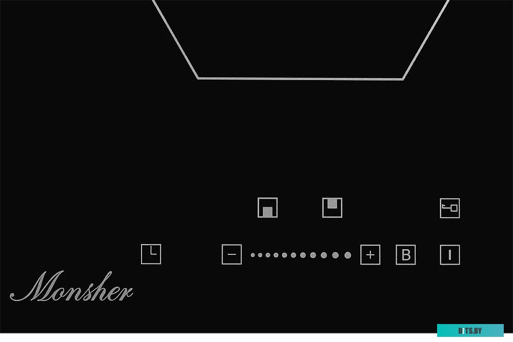 MHI 3002 Встраиваемая индукционная  варочная панель домино MONSHER/ Индукционная варочная поверхность, Стеклокерамика KANGER, ширина 30 см, 2 индукцио