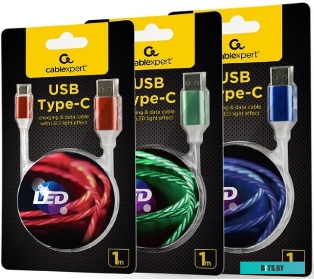 Кабель Cablexpert CC-USB-8PLED-1M