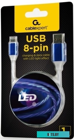 Кабель Cablexpert CC-USB-8PLED-1M