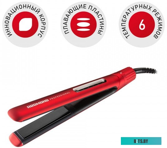 HS1714 Красный Выпрямитель для волос REDMOND HS1714 Красный