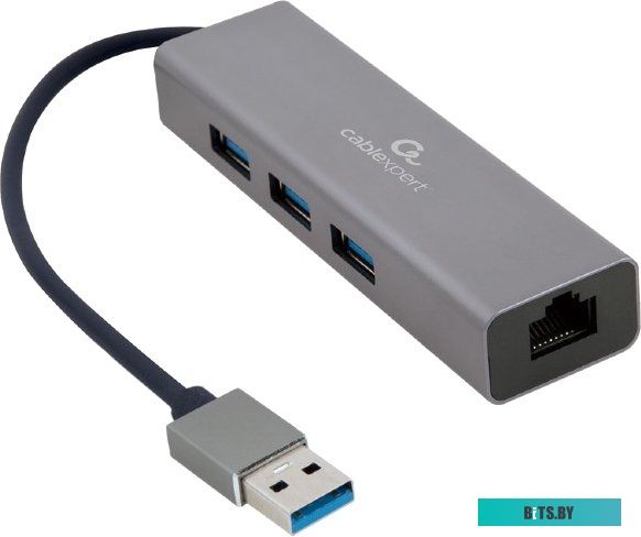USB-хаб Cablexpert A-AMU3-LAN-01