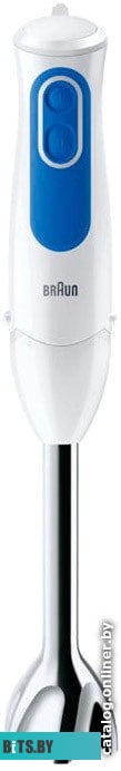 0X22111191 Блендер BRAUN MQ3045 APERITIVE,  погружной,  белый/синий