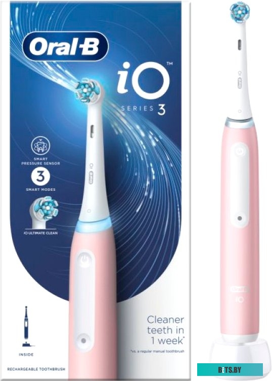 8006540731222 Электрическая зубная щетка IO3 BRUSH PINK ORAL-B