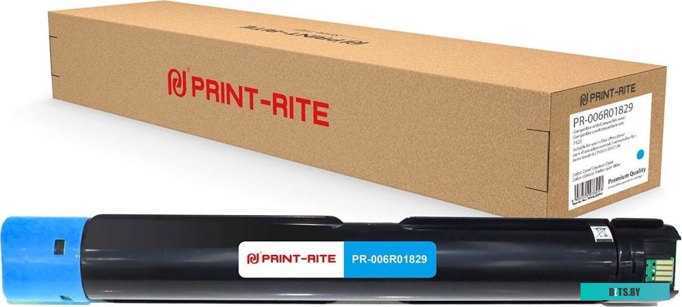 PR-006R01829 Картридж лазерный Print-Rite TFXALZCPRJ PR-006R01829 006R01829 голубой (16500стр.) для Xerox WorkCentre 7120/7125/7220/7225/7130