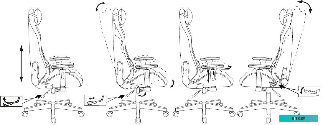 Кресло Zombie Driver (черный/желтый) <ZOMBIE DRIVER YEL>