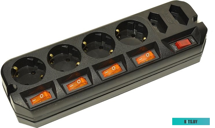 Сетевой фильтр (удлинитель) Most RG 5 м (черный)