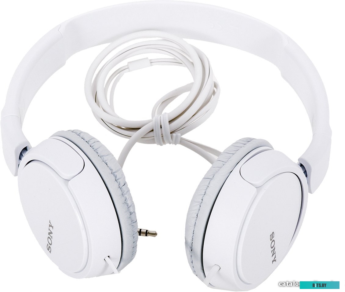 Наушники (Гарнитура) Sony MDR-ZX110 (белый) <MDRZX110W.AE>